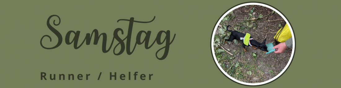 Mantrailing Runner / Helfer - Samstag